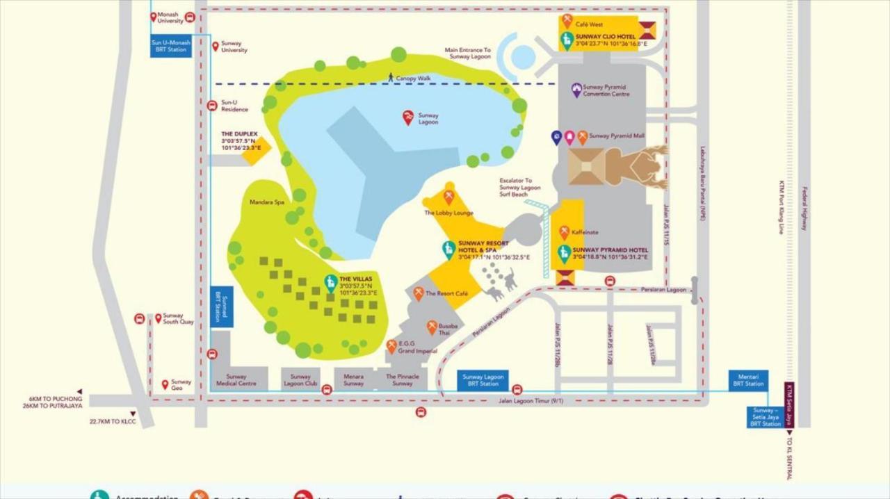 Resort Suites By Landmark At Bandar Sunway Sunway Lagoon Kampong Penaga  Buitenkant foto